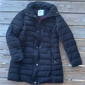 Tommy Hilfiger Long Puffer Jacket S Black | Warm Winter Coat